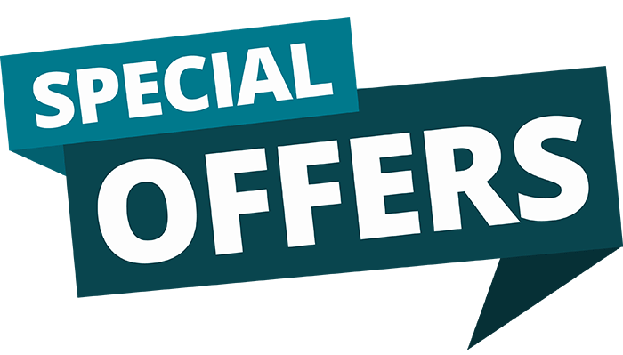 Special offers logo english